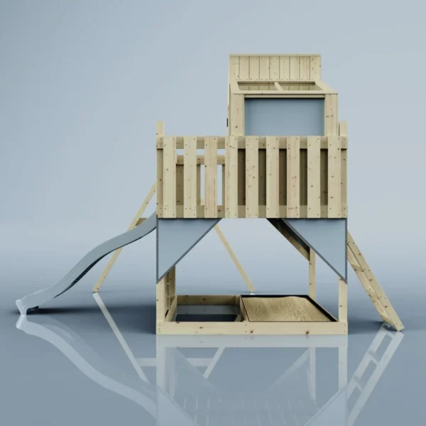 PolarPlay Kids Climbing Tower & Playhouse - Swing Balder Mist - Image 3