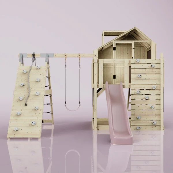 PolarPlay Kids Climbing Tower & Playhouse – Climb & Swing Ragna Rose - Image 4