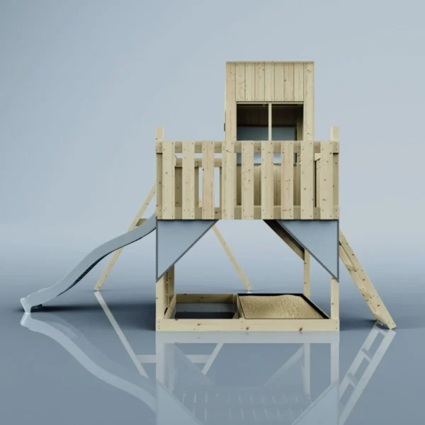 PolarPlay Kids Climbing Tower & Playhouse - Swing Destin Mist - Image 3