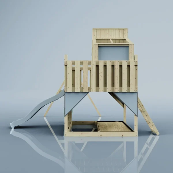 PolarPlay Kids Climbing Tower & Playhouse - Swing Jari Mist - Image 3