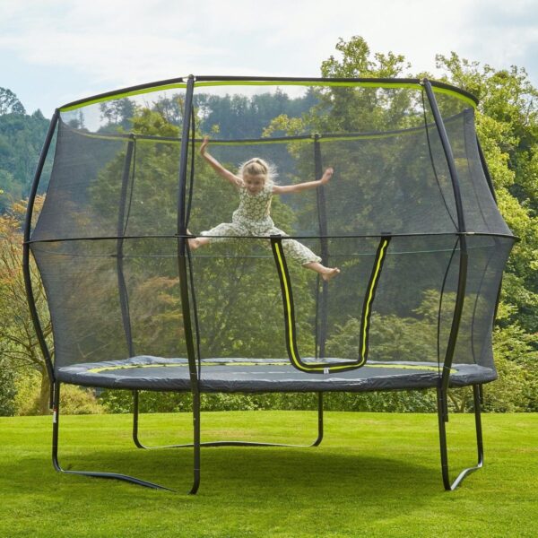 Rebo 10FT Base Jump Trampoline With Halo II Enclosure - Image 2