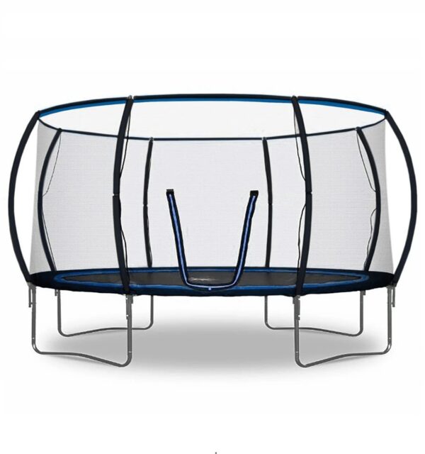 Rebo Jump Zone II Trampoline with Halo Safety Enclosure - 14FT