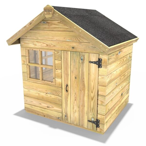 Rebo Orchard 4FT x 4FT Children’s Wooden Garden Playhouse - Owl