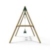 Rebo Double Wooden Garden Swing Set - Venus - Image 2