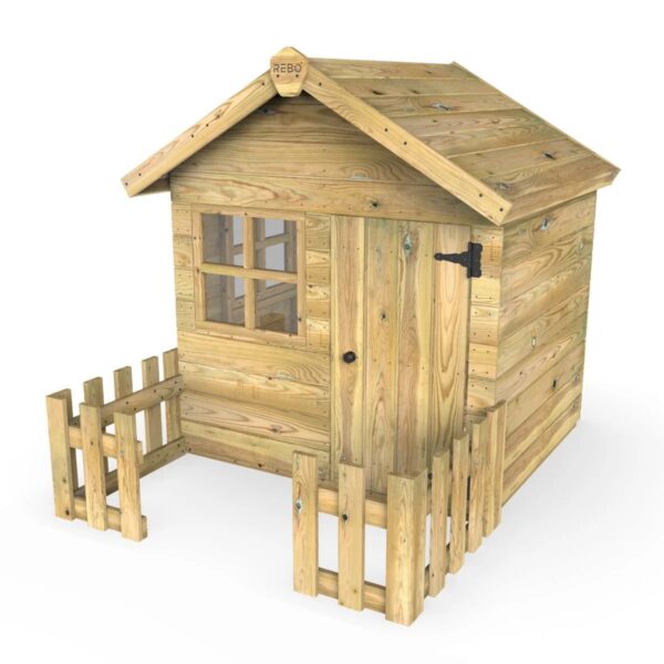 Rebo Orchard 4FT x 4FT Children’s Wooden Garden Playhouse - Lark