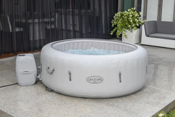 Lay-Z-Spa 77in x 26in Paris AirJet Inflatable Hot Tub Spa – BW60013 - Image 3