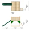 PolarPlay Kids Scandinavian Style Climbing Platform - Fai Rose - Image 2