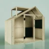 PolarPlay Kids Scandinavian Style Wooden Playhouse - Asta - Image 2