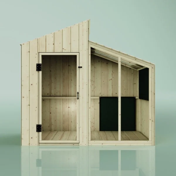 PolarPlay Kids Scandinavian Style Wooden Playhouse - Freyja - Image 4