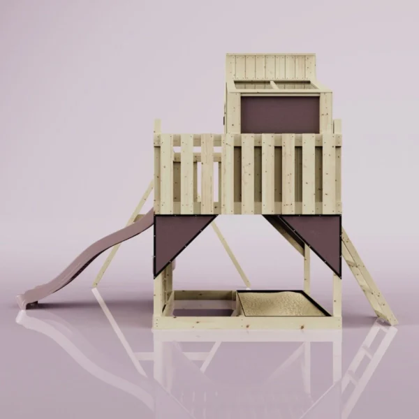 PolarPlay Kids Climbing Tower & Playhouse - Swing Dagma Rose - Image 3