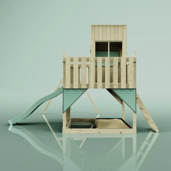 PolarPlay Kids Climbing Tower & Playhouse - Swing Olavo Sage - Image 3