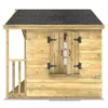 Rebo 5FT x 5FT Childrens Wooden Garden Playhouse - Raven - Image 2