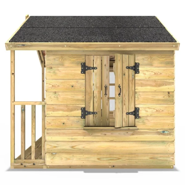 Rebo 5FT x 5FT Childrens Wooden Garden Playhouse - Raven - Image 2