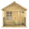 Rebo 5FT x 5FT Childrens Wooden Garden Playhouse - Raven - Image 4