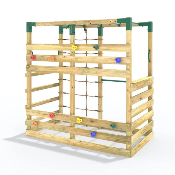 Rebo Ninja Climbing Cube Wooden Climbing Frame - Single