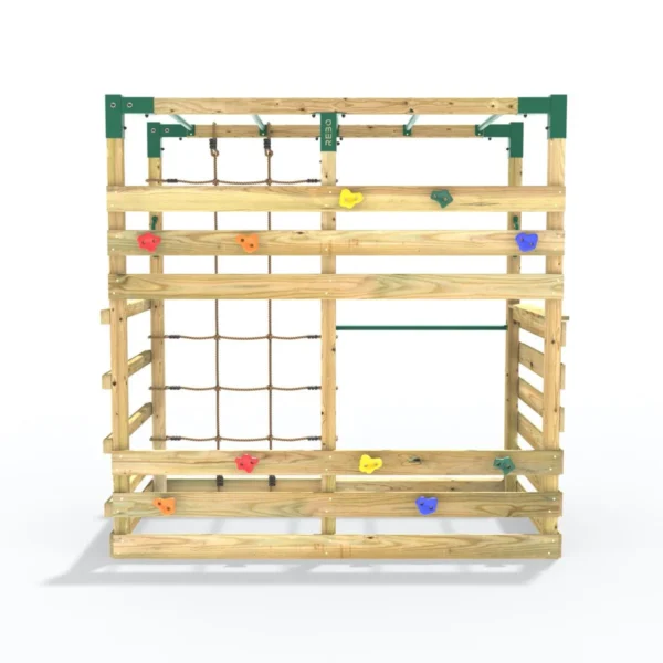 Rebo Ninja Climbing Cube Wooden Climbing Frame - Single - Image 2