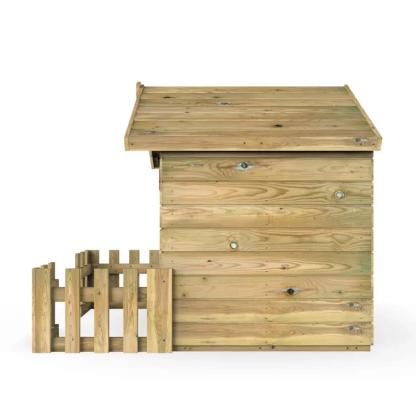 Rebo Orchard 4FT x 4FT Children’s Wooden Garden Playhouse - Lark - Image 2