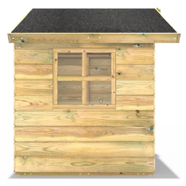 Rebo Orchard 4FT x 4FT Children’s Wooden Garden Playhouse - Owl - Image 2