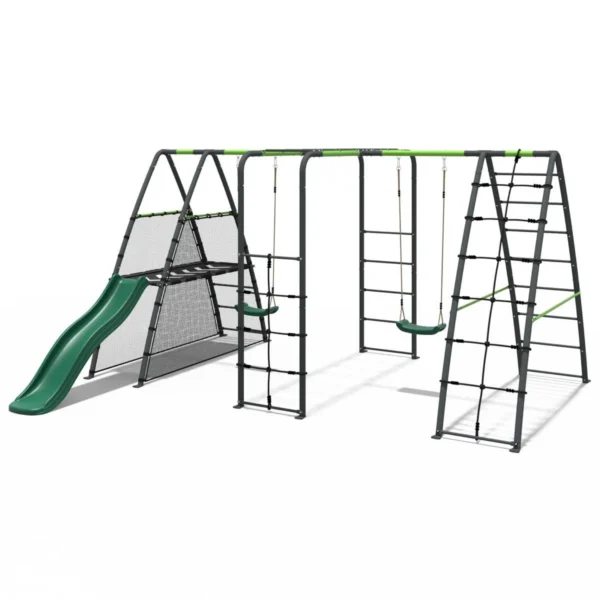 Rebo Steel Series Metal Swing Maximum Play Set - Standard Swings Green - Image 6