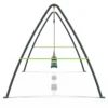 Rebo Steel Series Metal Swing Set - Double Swing Green - Image 3