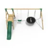 Rebo Ulysses Wooden Swing Set with Platform and Slide - Image 3