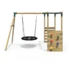 Rebo Ulysses Wooden Swing Set with Platform and Slide