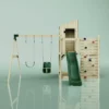 PolarPlay Kids Climbing Tower & Playhouse - Swing Olavo Green - Image 4