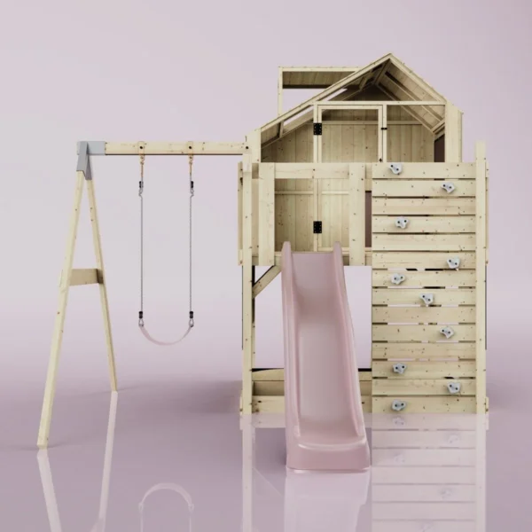 PolarPlay Kids Climbing Tower & Playhouse - Swing Brenna Rose - Image 4