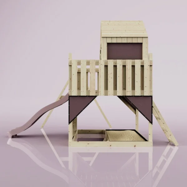 PolarPlay Kids Climbing Tower & Playhouse - Swing Brenna Rose - Image 3